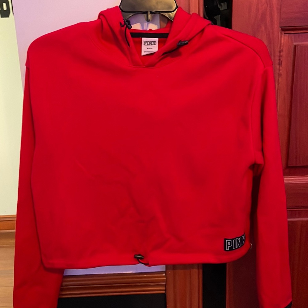 Crop top sweatshirt, adjustable bottom, very soft